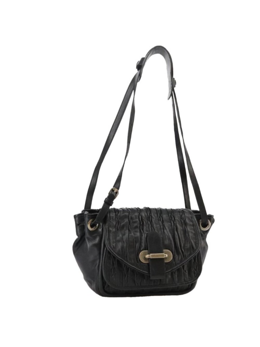 BALLY Shoulder Bag Leather Black